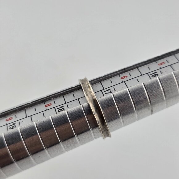 SILPADA RING STERLING 925 HAMMERED STACKABLE CONCAVE SIZE 7 - Picture 3 of 13